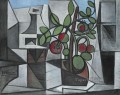 Carafe and tomato plant 1944 cubism Pablo Picasso